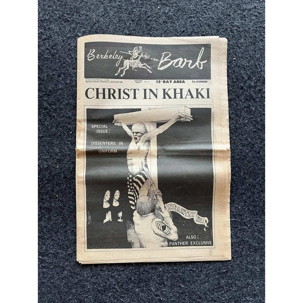 1970s Berkeley Bark CounterCulture, Black Panther Party, Underground Newspaper,